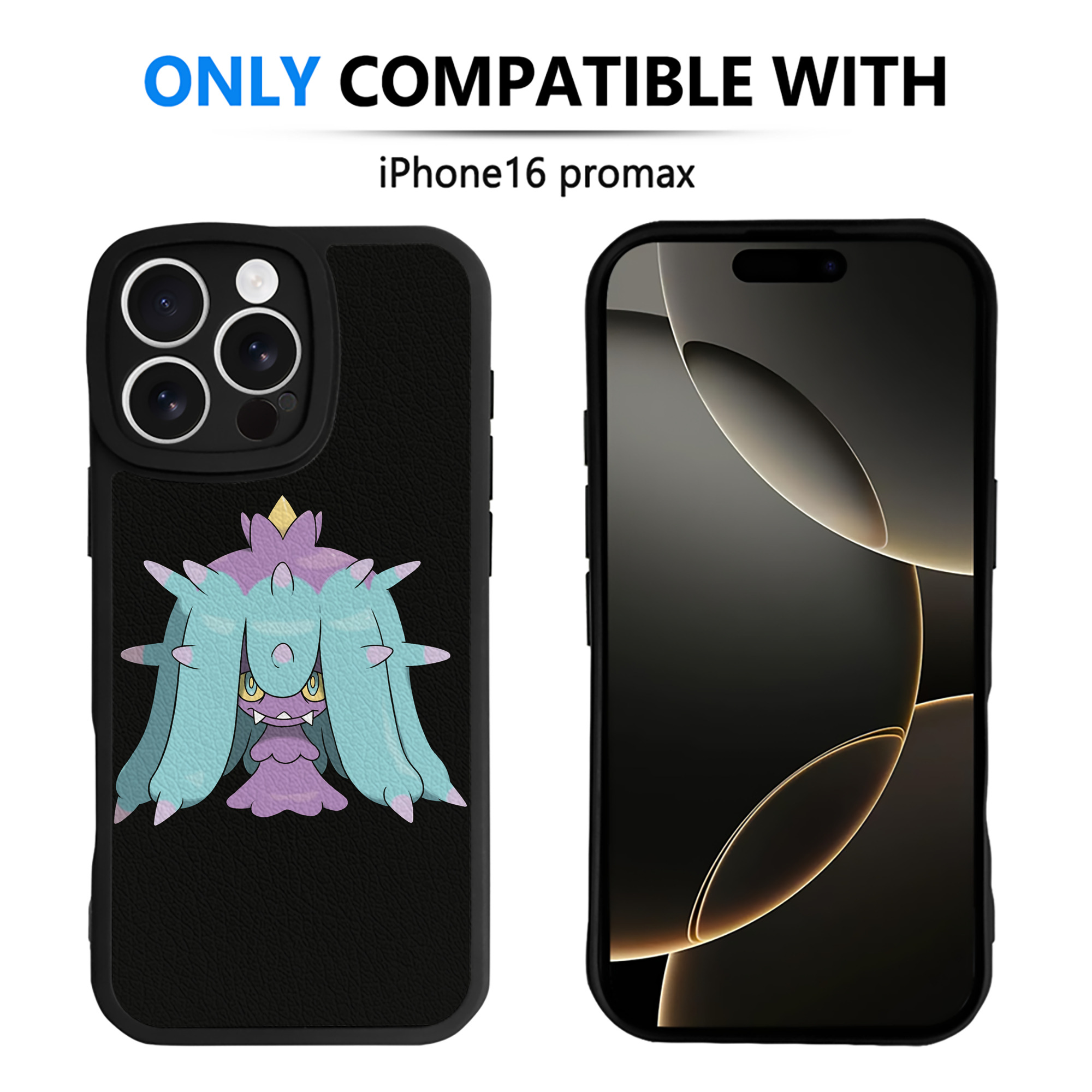 （画像用） ポケットモンスター Pokémon 【iPhone 16シリーズ対応】シリコンスマホケース（レザー調） 材質：シリコン